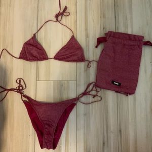 Triangl Stevie - Grape Sparkle Bikini